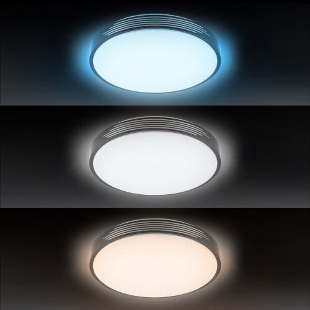 Светильник потолочный светодиодный ЭРА Классик с ДУ SPB-6-70-RC Liburn 70Вт 3400-5500К