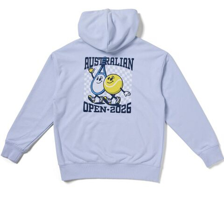 Детская теннисная толстовка Australian Open Kids - xenon blue
