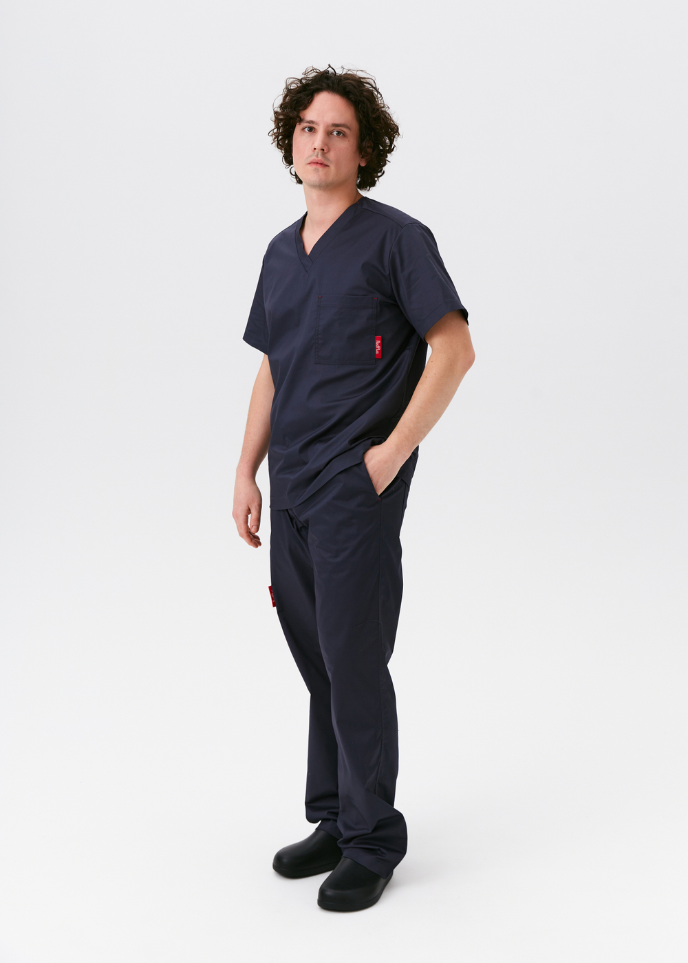 Топ медицинский унисекс Red Base, ртуть хлопок