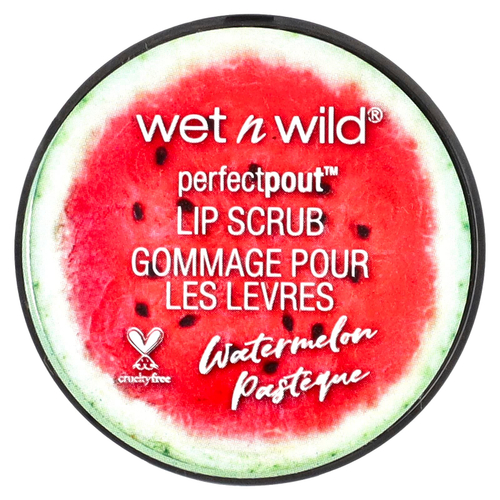 wet n wild, PerfectPout ™, скраб для губ, 988A, арбуз, 10 г (0,35 унции)