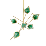 Ceiling design lamp  Harlow small by Gabriel Scott (Emerald)
