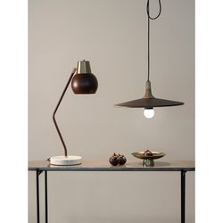 Лампа настольная Rond, Ø18х60 см, сливовая