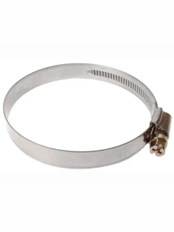 Хомут червячный из нержавеющей стали, разм. 60*80 мм, лента 9 мм. Комплект 4 шт.