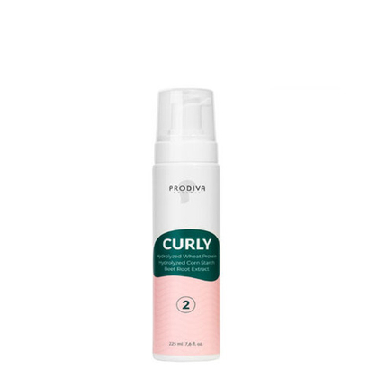 Prodiva Curly Фиксатор нейтрализатор для прикорневого объема и завивки волос 2 Шаг