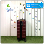 Маленький чемодан LUIYDA, Бордовый, S+