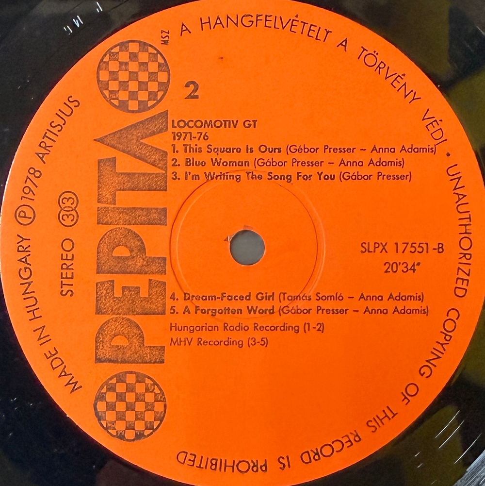 Locomotiv GT – Aranyalbum 1971-76 2LP (Венгрия 1978г.) Т