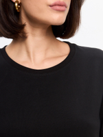 Черная футболка из хлопка One