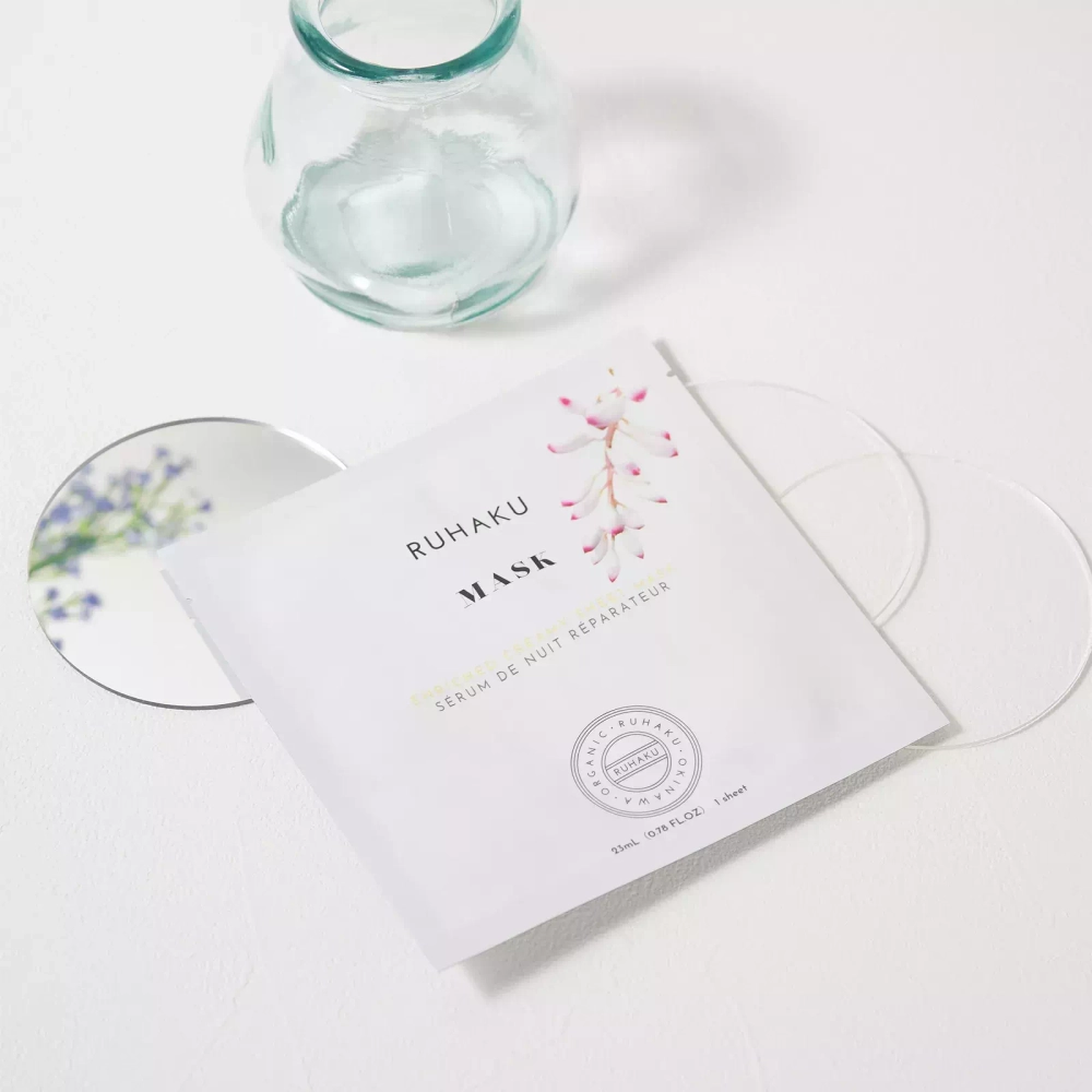 Ruhaku Тканевая питательная кремовая маска для лица Рухаку- Enriched Creamy Sheet Mask, 1 шт.