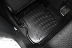 Коврики Standard, в салон VOLKSWAGEN Caddy, 2015- , 4 шт. (полиуретан, чёрные) Element.CARVLK00003