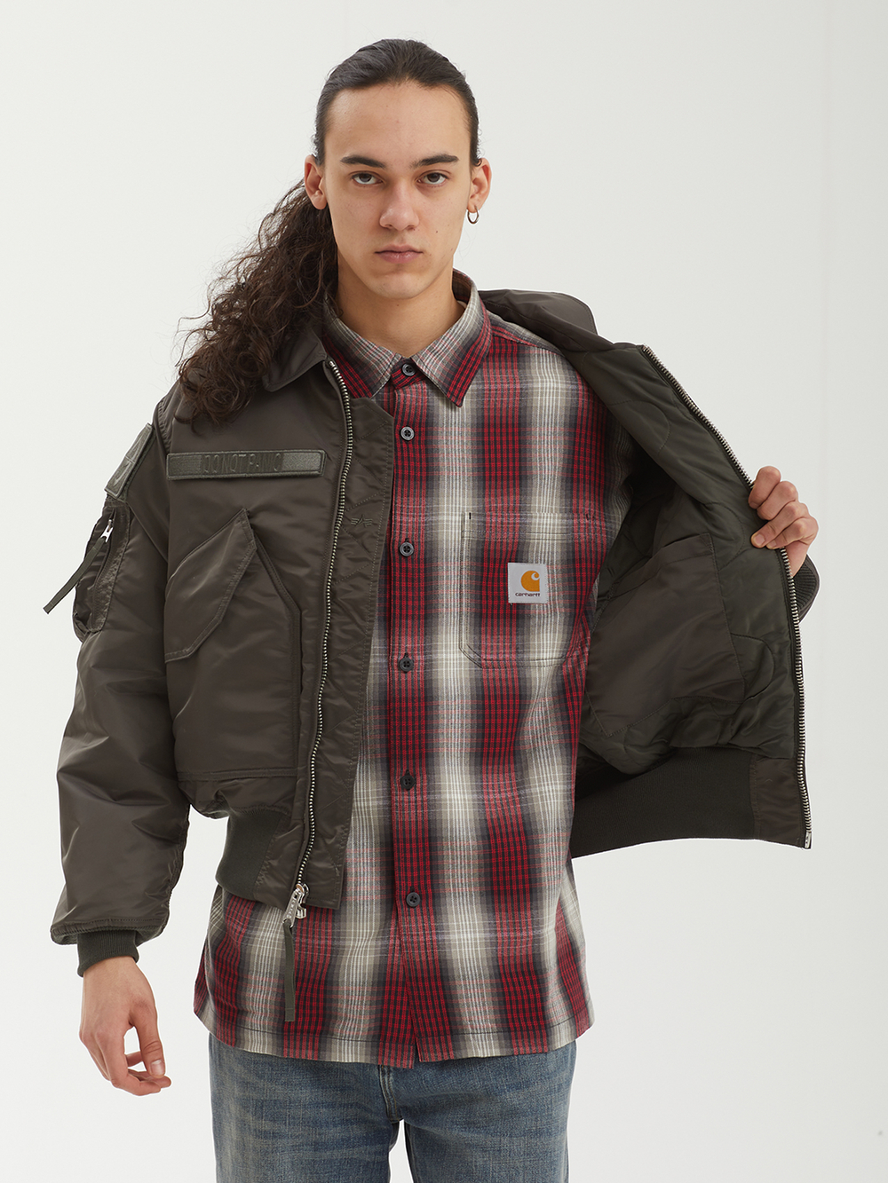 Мужской Бомбер Slam Jam X Alpha Industries Cwu-45