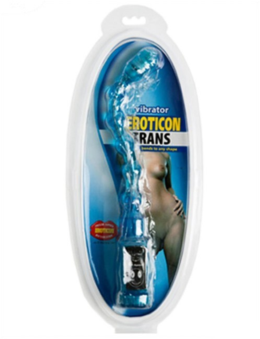 Вибратор гнущийся (6 режимов, голубой) 22х270 мм (Цвет: голубой)