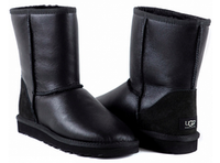 Ugg Classic Short Metallic Black