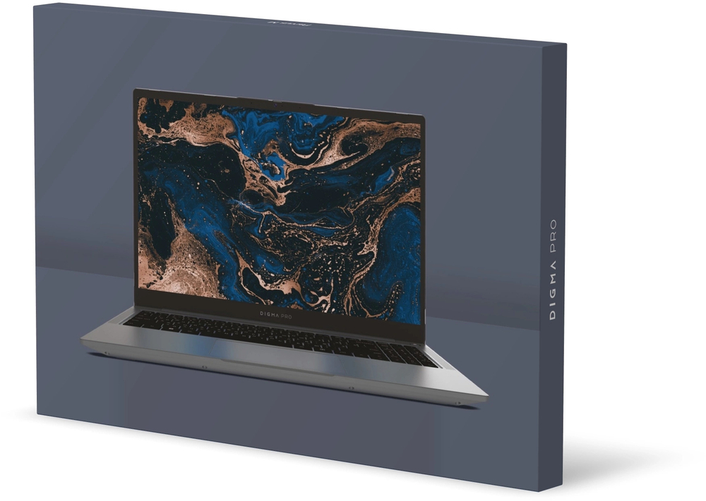 Ноутбук  Digma Digma Pro Parvus M 15.6 ", Ryzen 3, 8 Гб RAM, 256 Гб SSD, Radeon Graphics, Темно-серый
