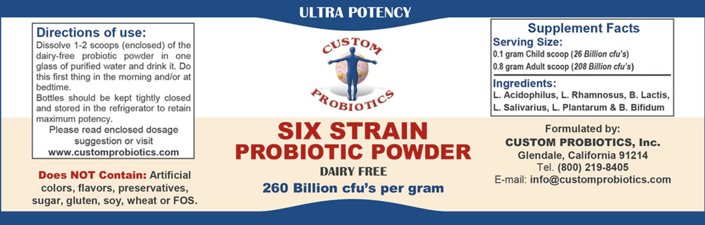 Custom Probiotics - 11- STRAIN PROBIOTIC POWDER 50gr