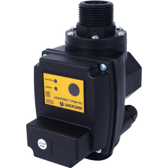 Реле давления+протока UNIPUMP АКВАРОБОТ ТУРБИ М3 1,5-3 бар, 1,5 кВт 1&quot; 29815