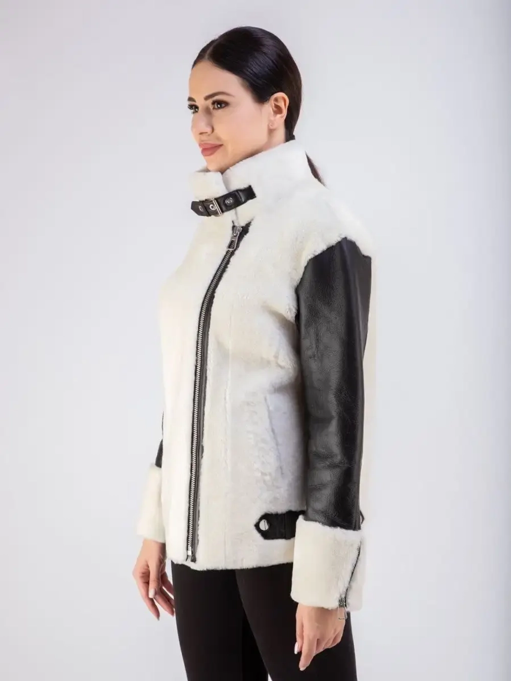 Дубленка натуральная короткая зимняя Турция