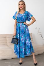 Платье Рада (синий/бирюза) Р11-1166/11 Nikol