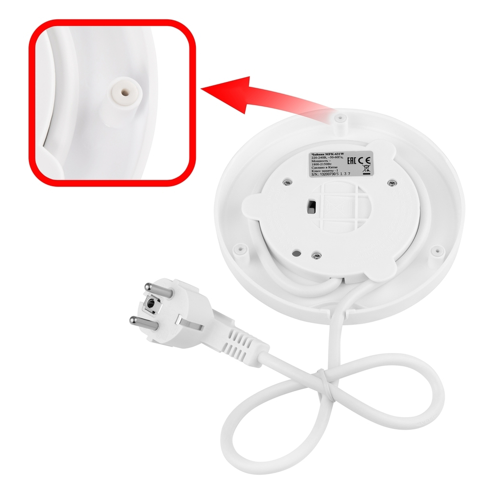 Чайник MAUNFELD MFK-631W фото 10