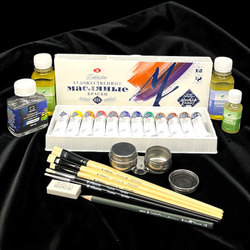 Художественный набор "МАСЛО в дорогу", пишем маслом