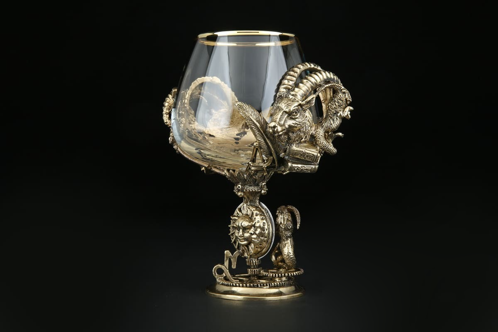 Бокал для коньяка "Гороскоп Козерог"