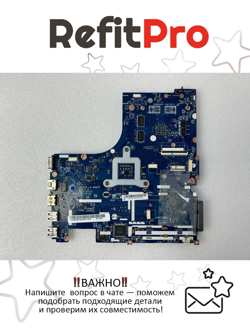 Материнская плата для ноутбука Lenovo G500S VILG1 DIS HM76 GE 1G (90003074), оригинал