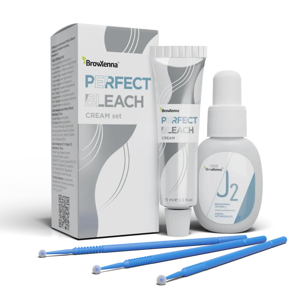 Профессиональный набор крем для осветления бровей Perfect Bleach, BrowXenna®