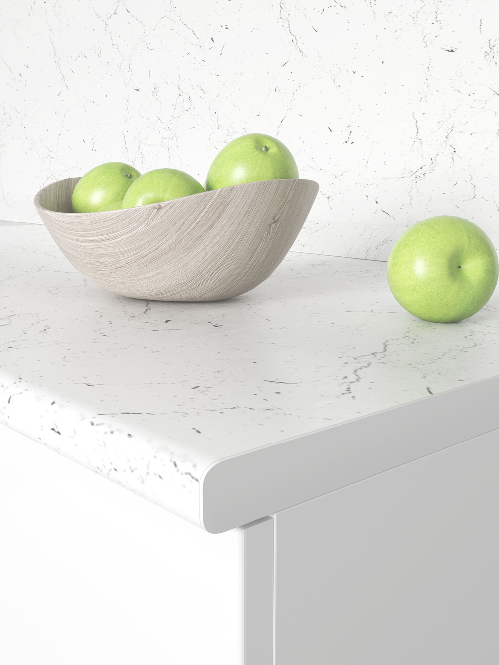 Кухонный гарнитур Жемчуг 2400 (верх 950 мм) (38мм)