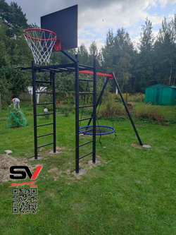 Монтаж уличного спортивно-игрового комплекса Sv Sport