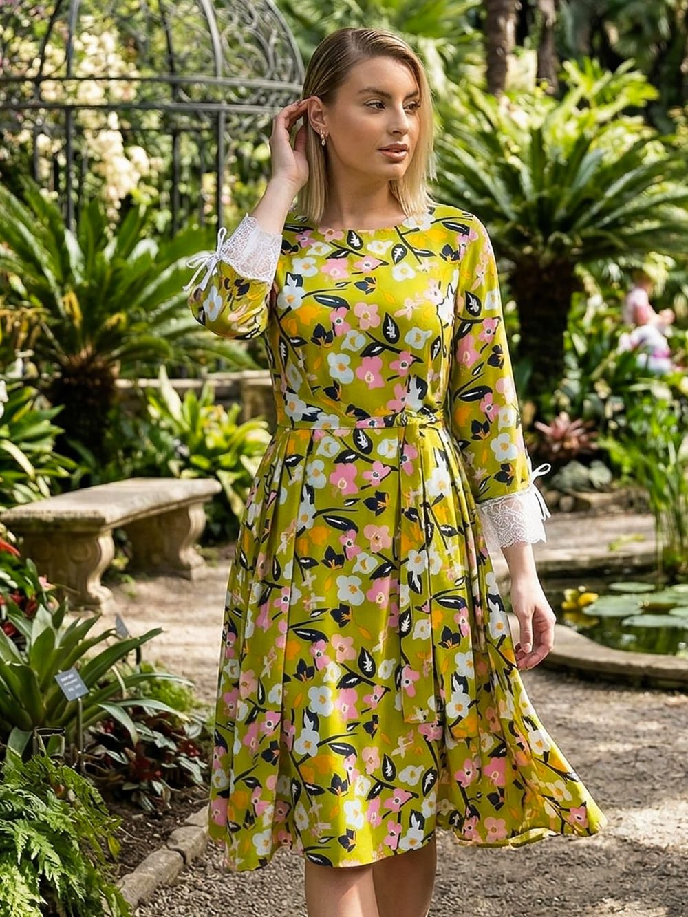 Платье Яна (зеленое) П15634-33М LT Collection