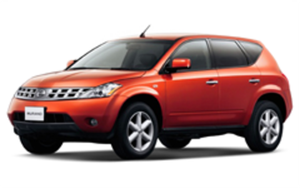 Багажник на крышу Nissan Murano 2002-2008 за дверные проемы