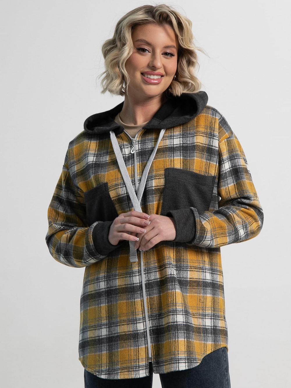 Рубашка Больше чем стиль НЬЮ (желтая) Б15127-50М LT Collection