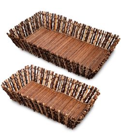 Decor and Gift 63-007 Комплект декоративных корзинок 2 шт (о.Бали)