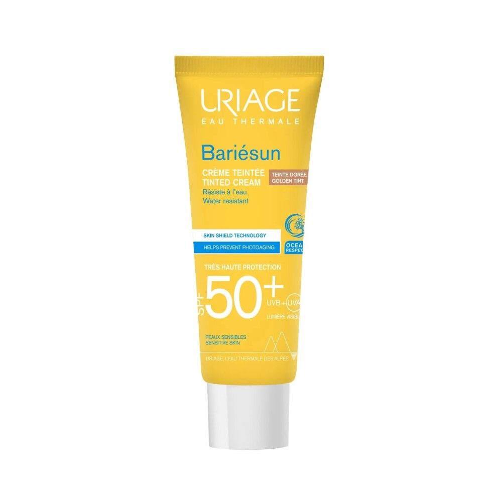 Uriage Bariesun Creme Teintee Тональный крем золотистый оттенок SPF50+, 50 мл