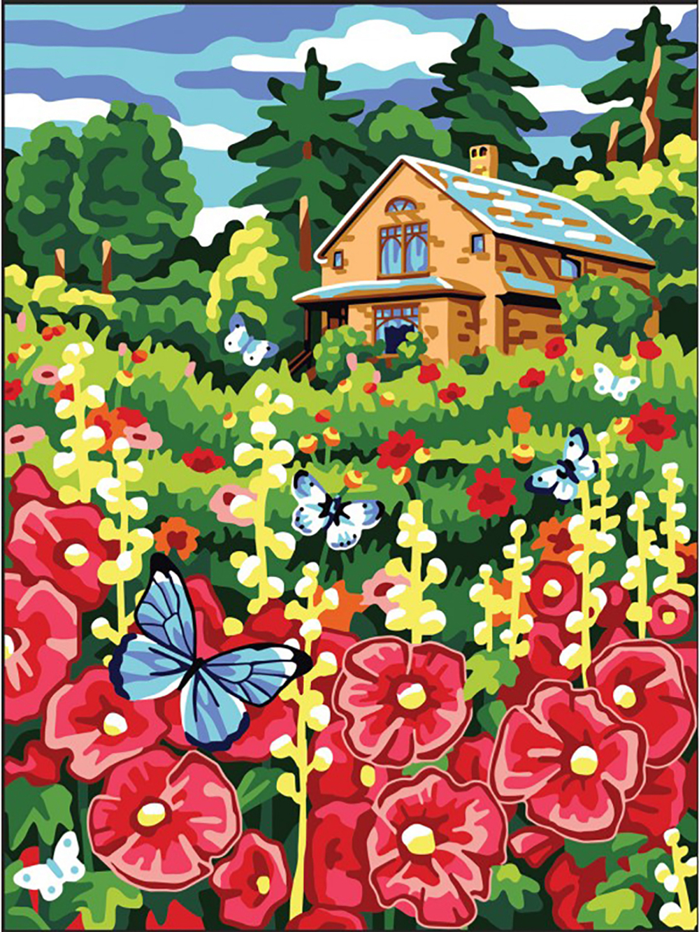 Дом среди цветов