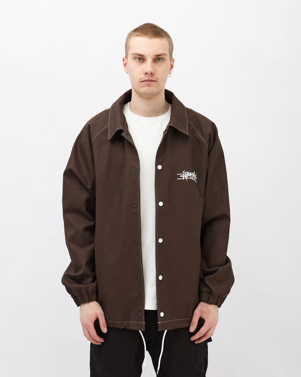 Куртка SS23 Coach Jacket Cotton Коричневая - фото 2