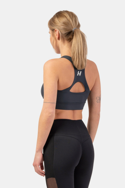 Топ NEBBIA Active Sports Bra with medium impact 413 Dark grey