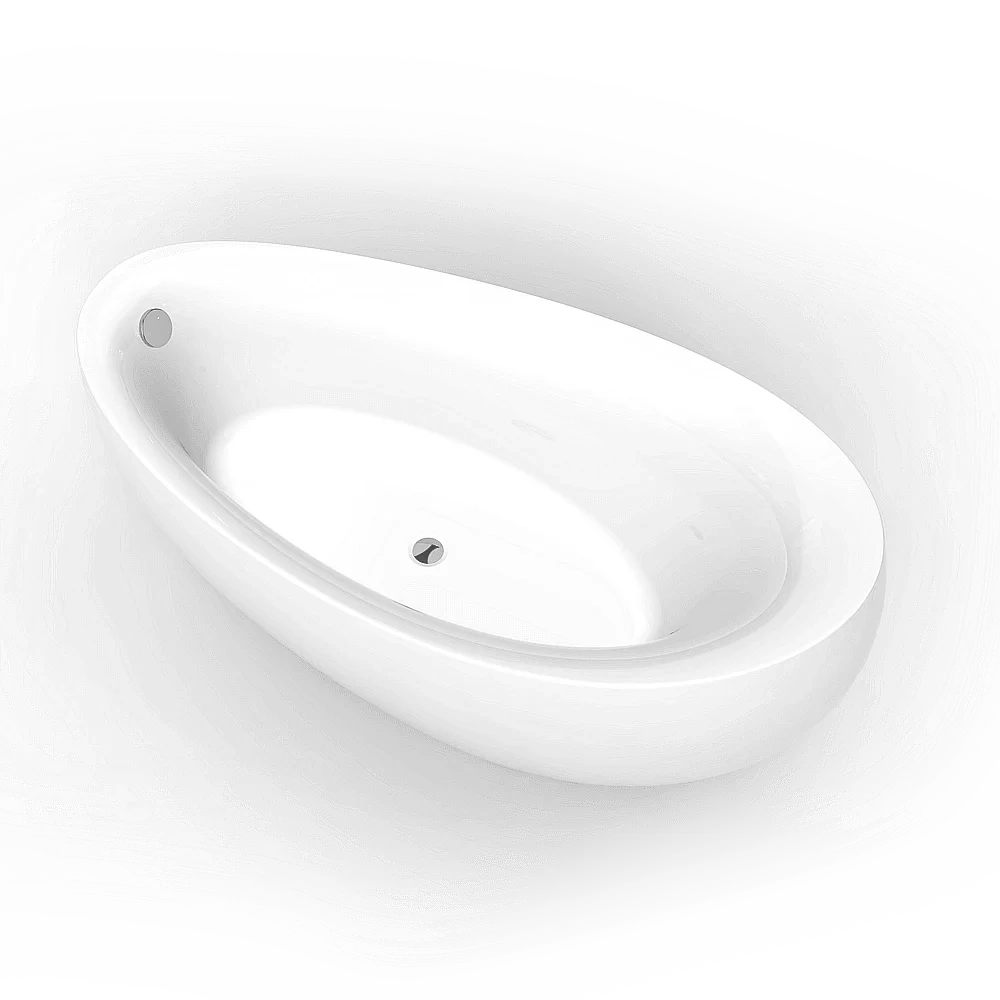 Ванна акриловая Black&White SWAN SB225 180x90 белая