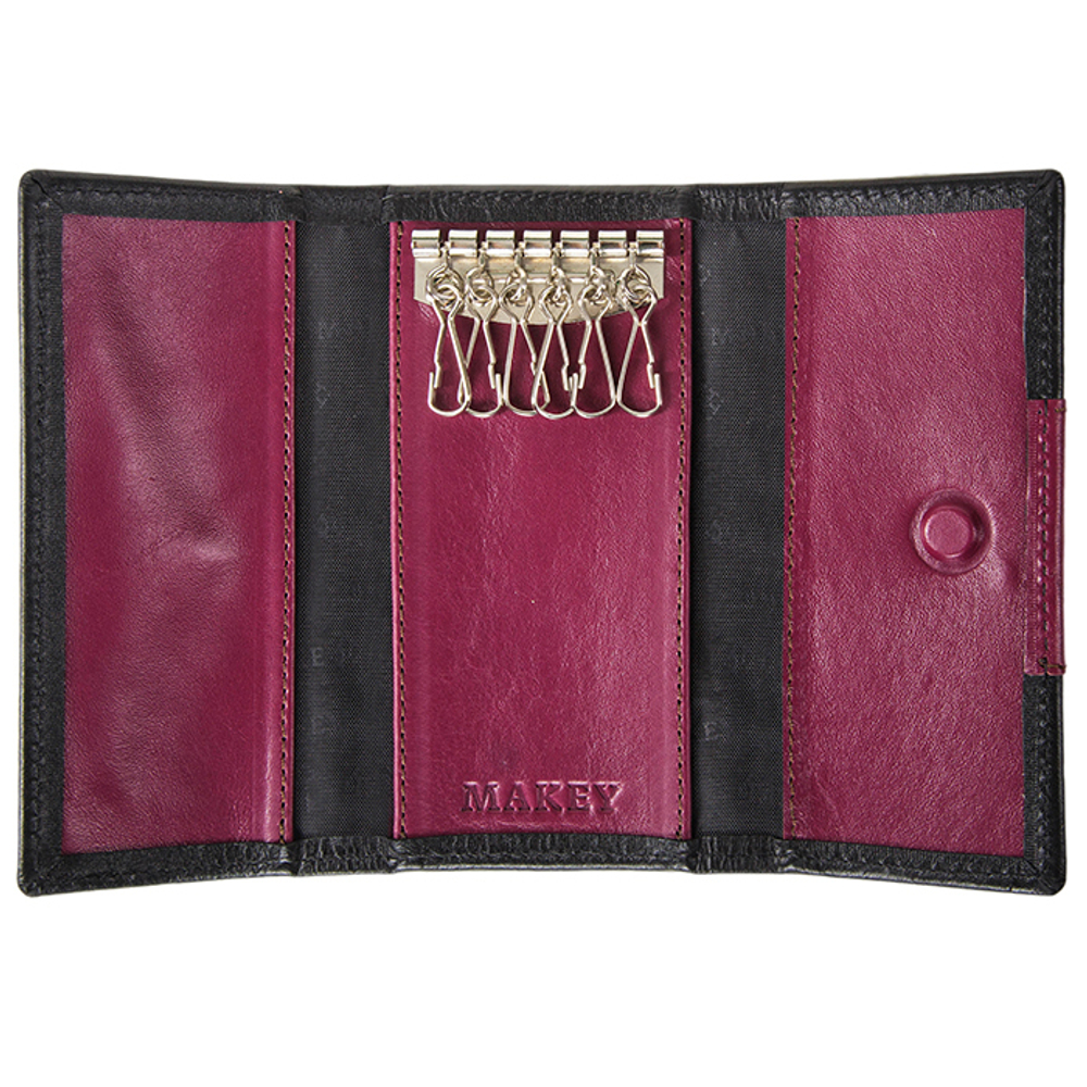 Футляр для ключей «Waves». Цвет черный