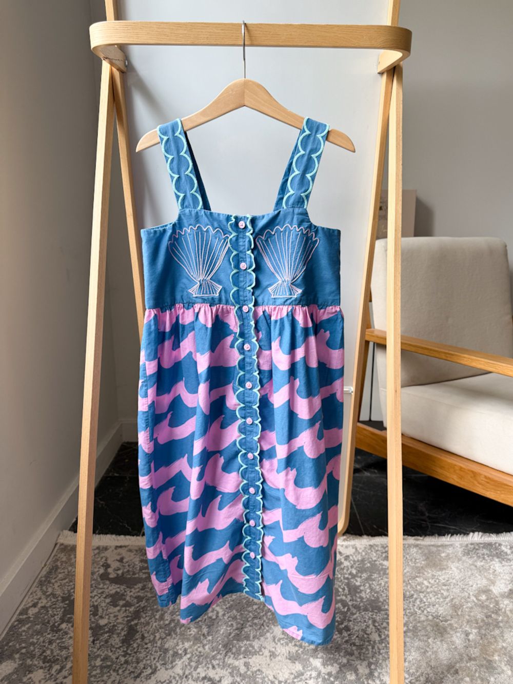 Хлопковое платье Stella McCartney, 128