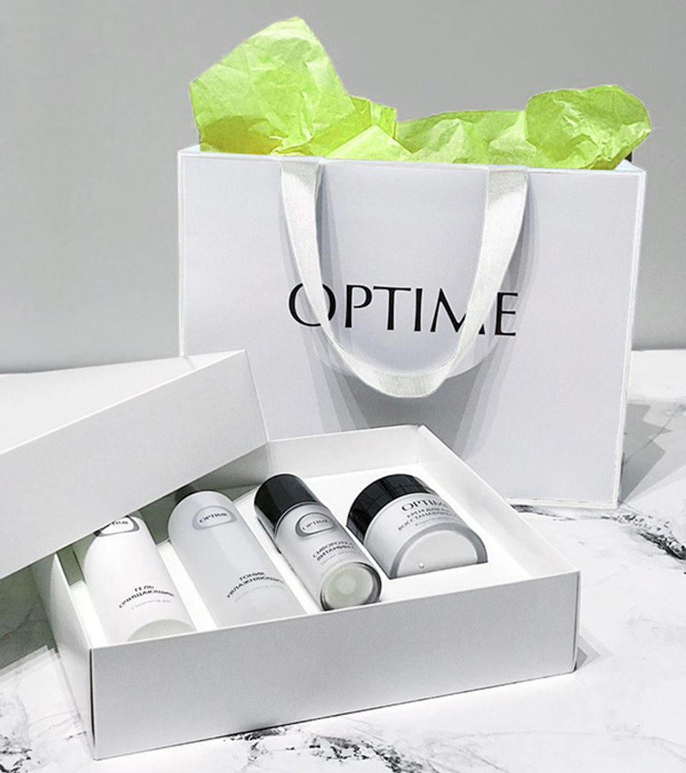 Набор косметики для нормальной и жирной кожи лица Optime Set №1