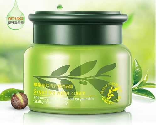 УЦЕНКА! Омолаживающий питательный крем с экстрактом зеленого чая Rorec Green Water Cream, 50 гр.