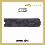 Панель фасадная GL  Я-фасад  Крымский сланец Уголь 0,46м2