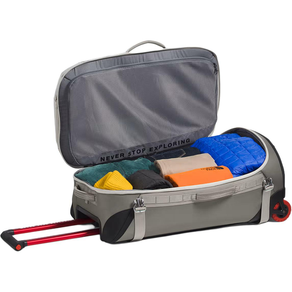 THE NORTH FACE Polyester Trolley Bag 28 Inch Unisex Soapstone With Slate Rock