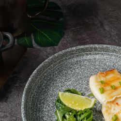 Тарелка с бортом d 25,8 см h3,1 см Glossy Stone Untouched Taiga P.L. Proff Cuisine [1]