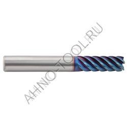 Фреза твердосплавная  10мм (L=75, l=30, хв=10) Z6 45° по закаленной стали BRHM-6E-D10.0 HRC65 AHNO