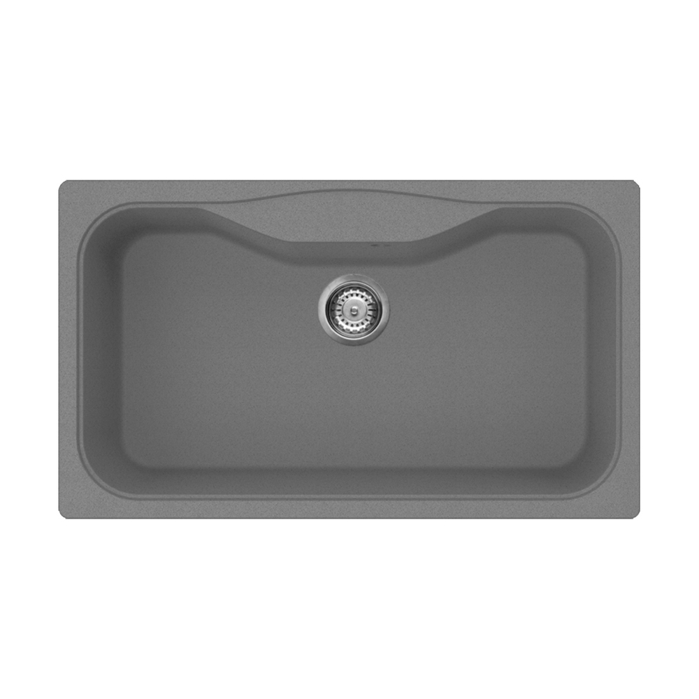 Кухонная мойка Omoikiri Maru 86-GR Tetogranit/leningrad grey