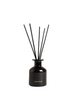 Zara Home Аромадиффузор Cedar Wood 120 мл, тростниковые палочки микадо, аромат древесный, Коричневый