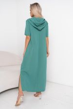 Платье с капюшоном (полынь) Р11-1165/3 Nikol (Акция)