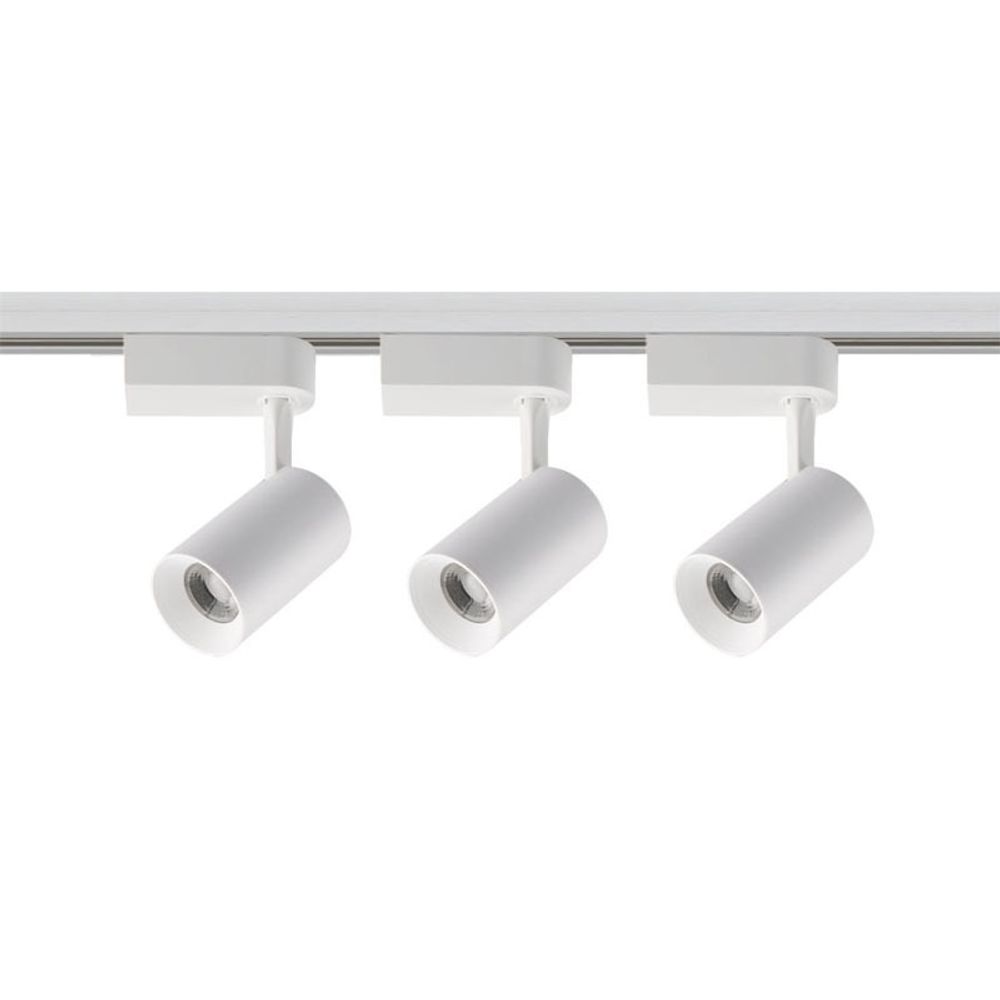 ULB-Q291 8W/4200К/K WHITE SET31 Светильник-прожектор светодиодный трековый, в составе набора из 3 штук на шинопроводе 1 м с коннектором. 1800 Лм. Белы