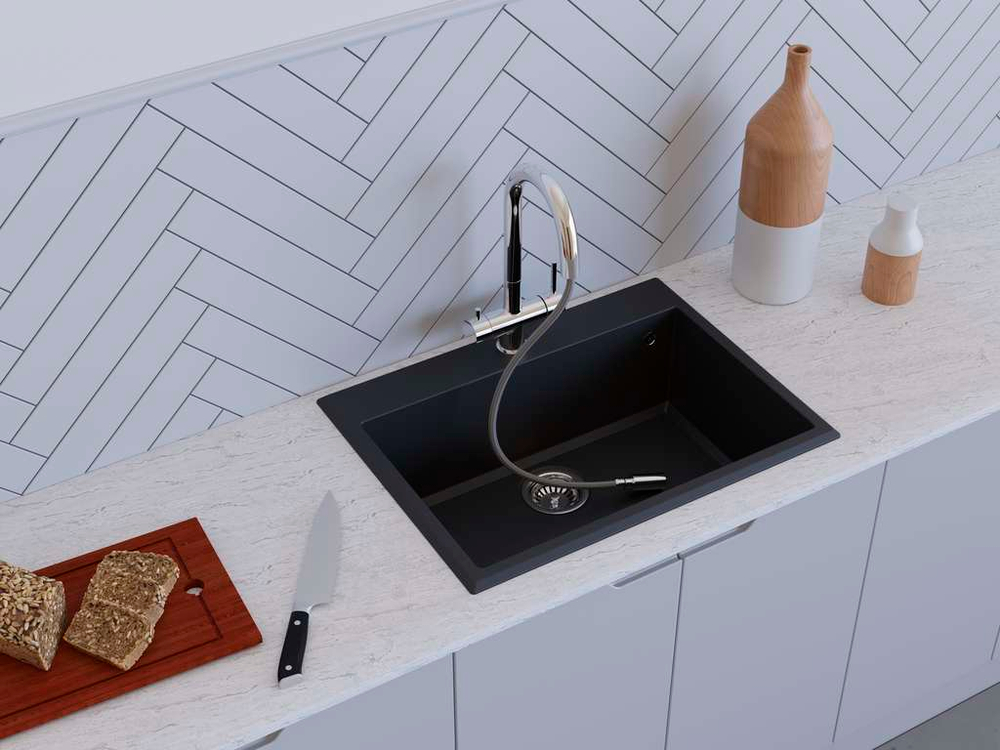 Мойка Omoikiri Tedori 68-DC Tetogranit | Темный шоколад